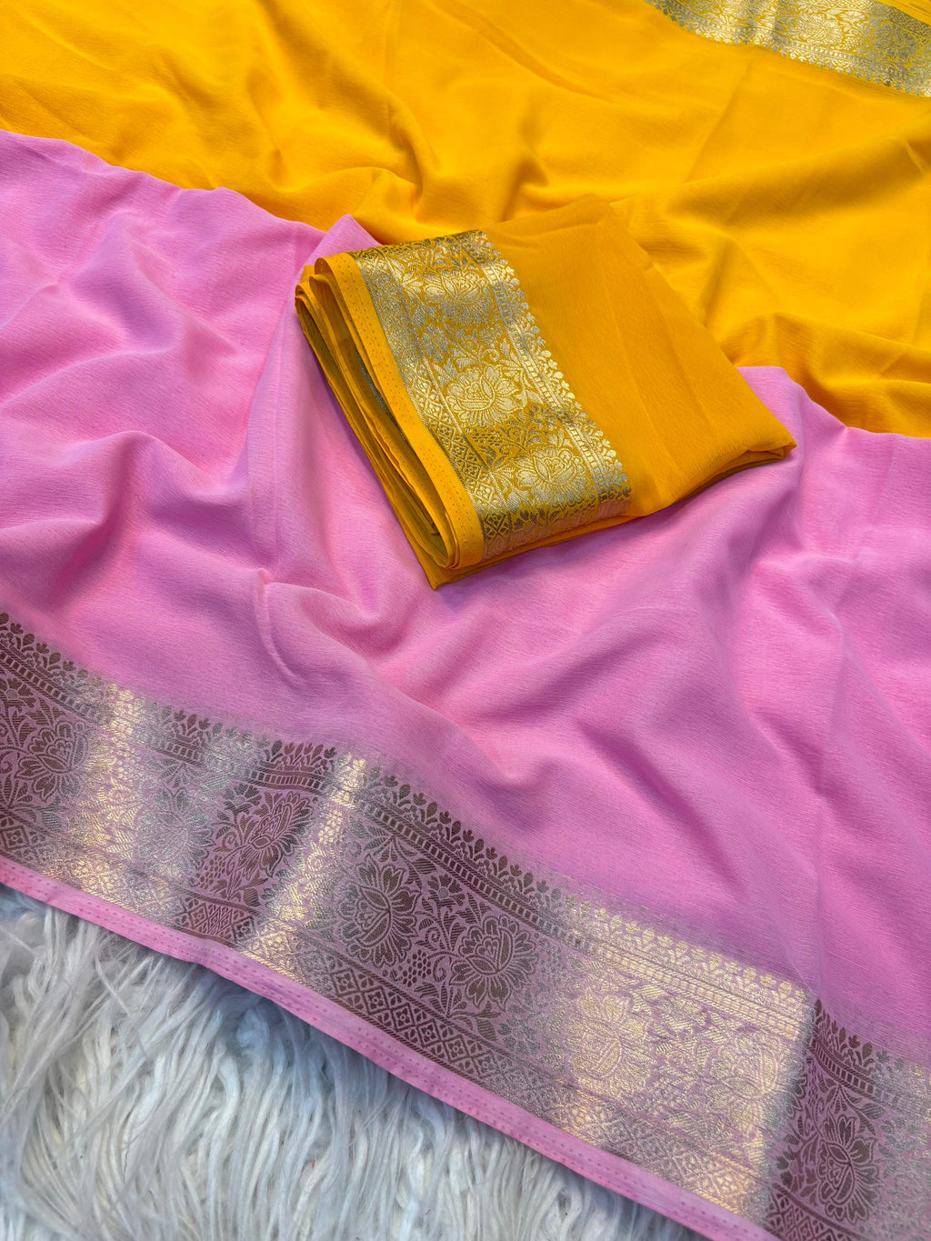 IE chiffon saree 1004