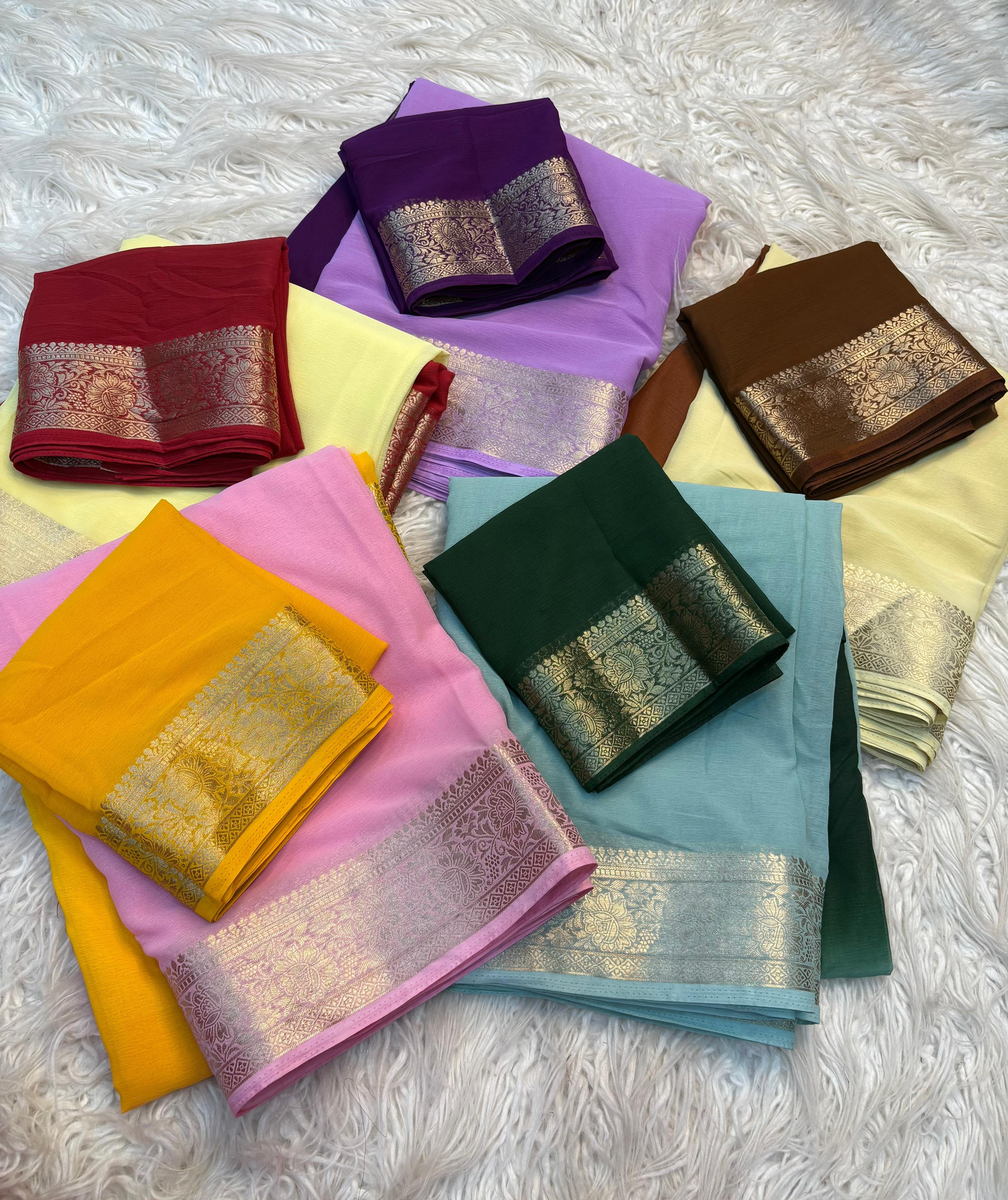 IE chiffon saree 1004