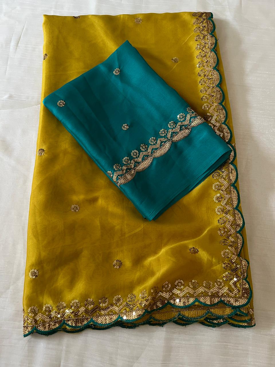 Rangoli slik saree NC 1021