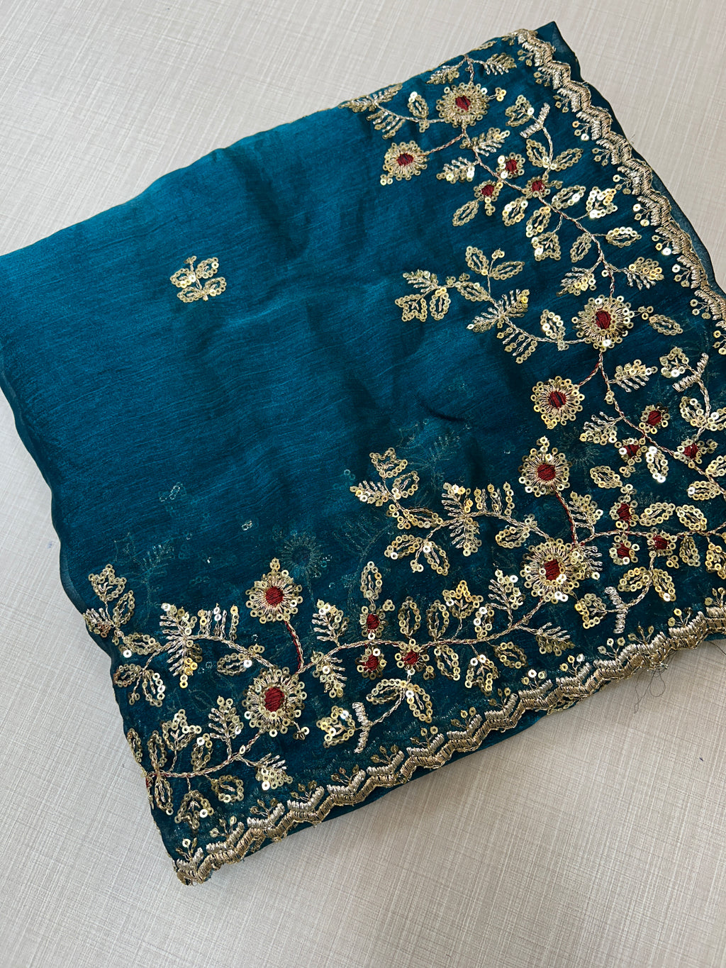 Cruch chiffon saree AP 1007