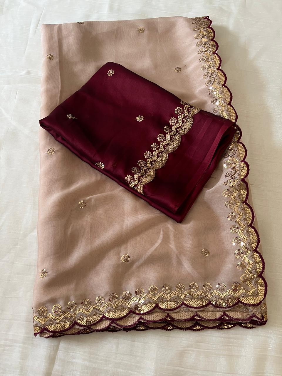 Rangoli slik saree NC 1021