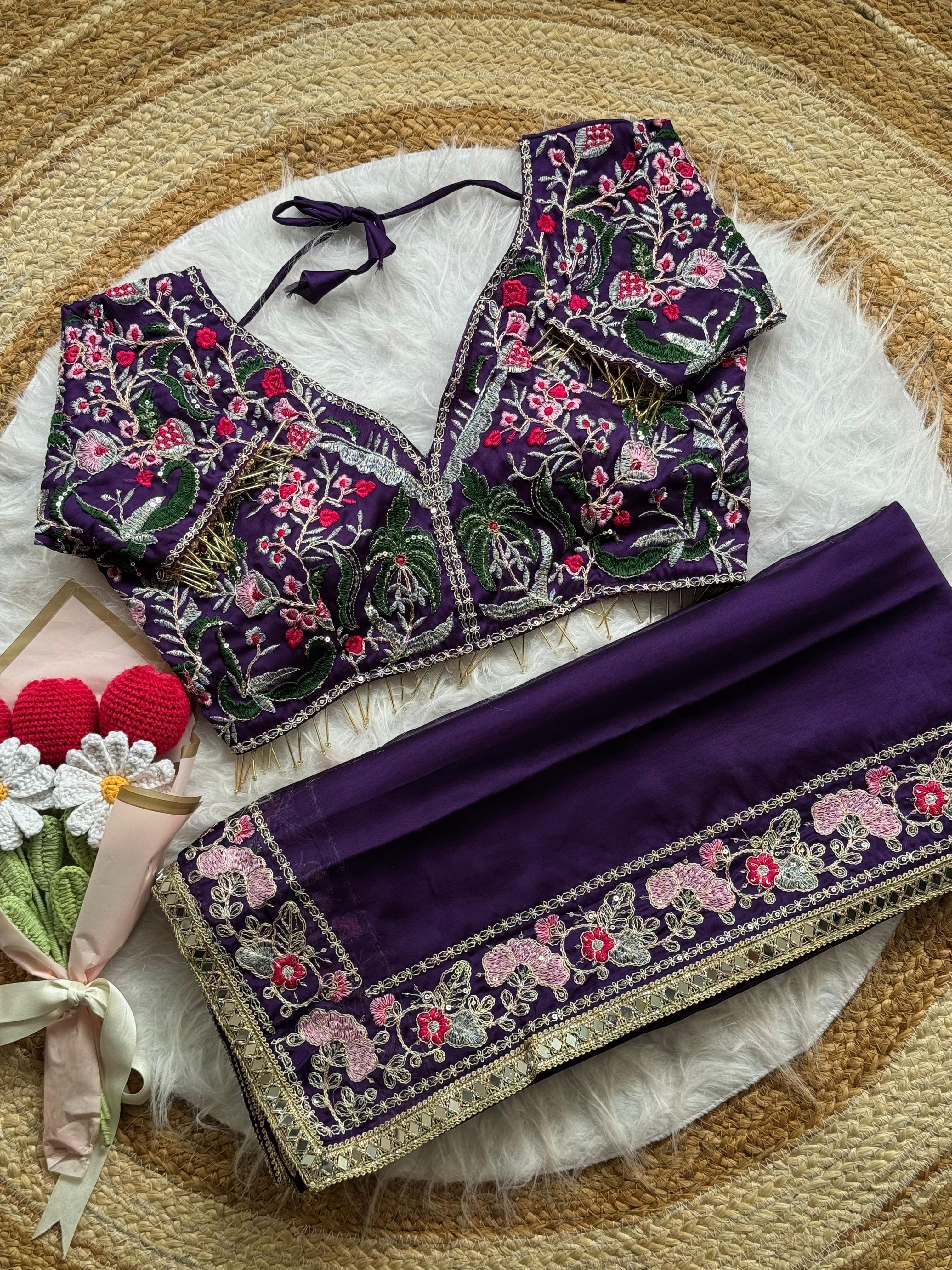 Rangoli slik saree AP 1009