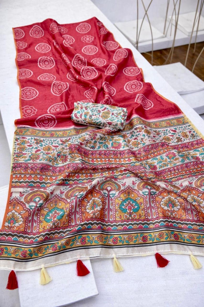 Linen saree ADN 1024