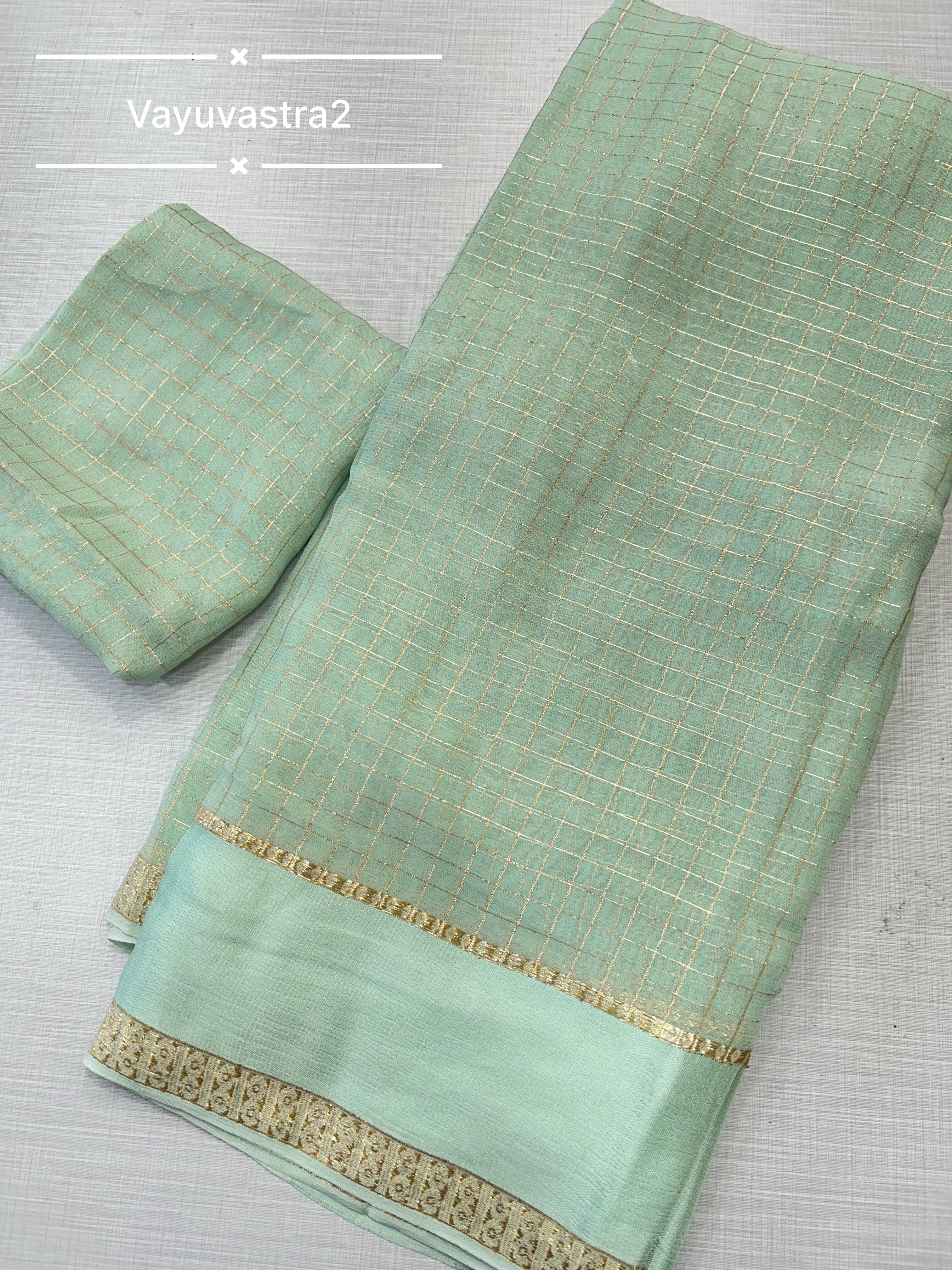 Viscos gorget saree INP 1014