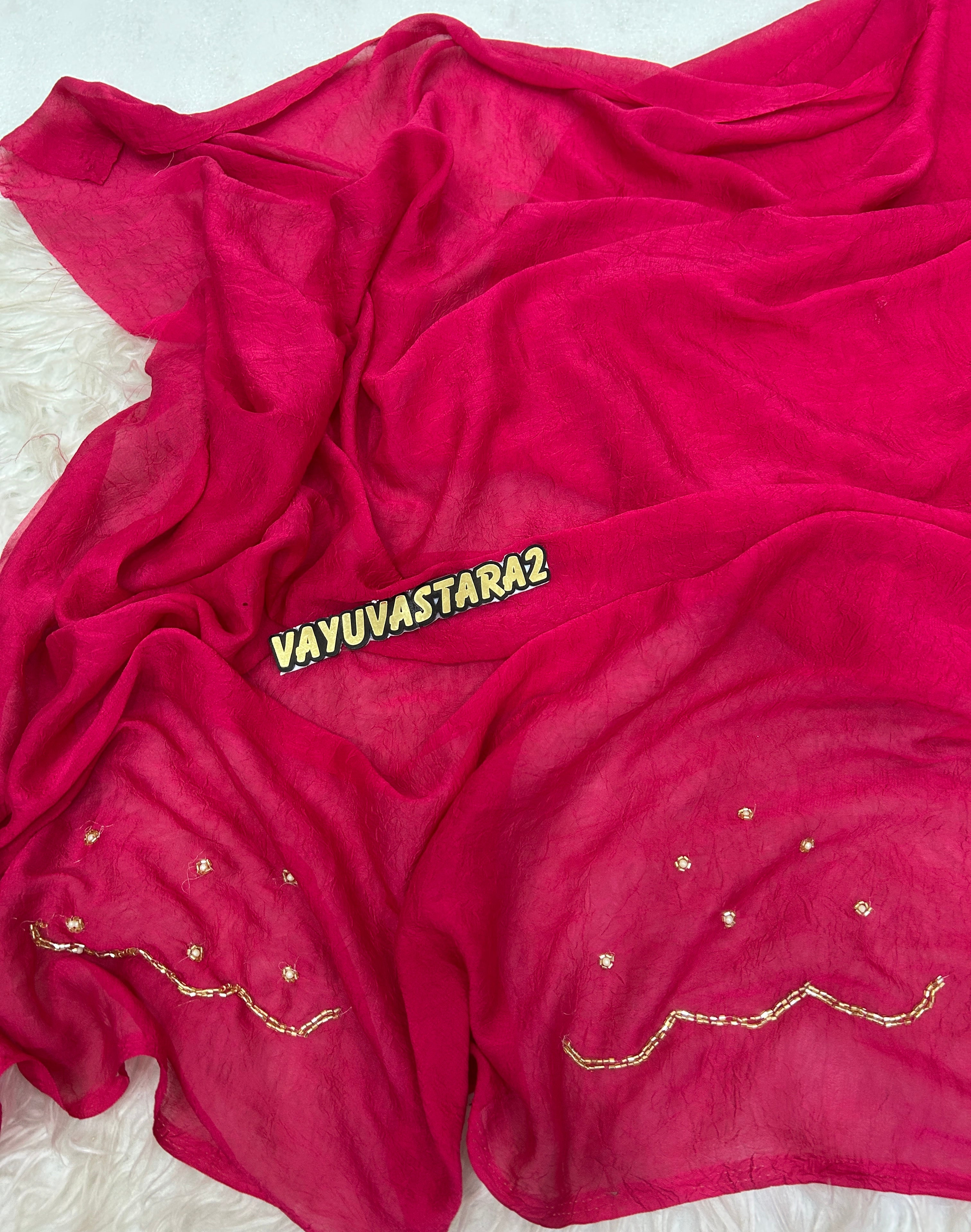 Rangoli cruch saree 1044