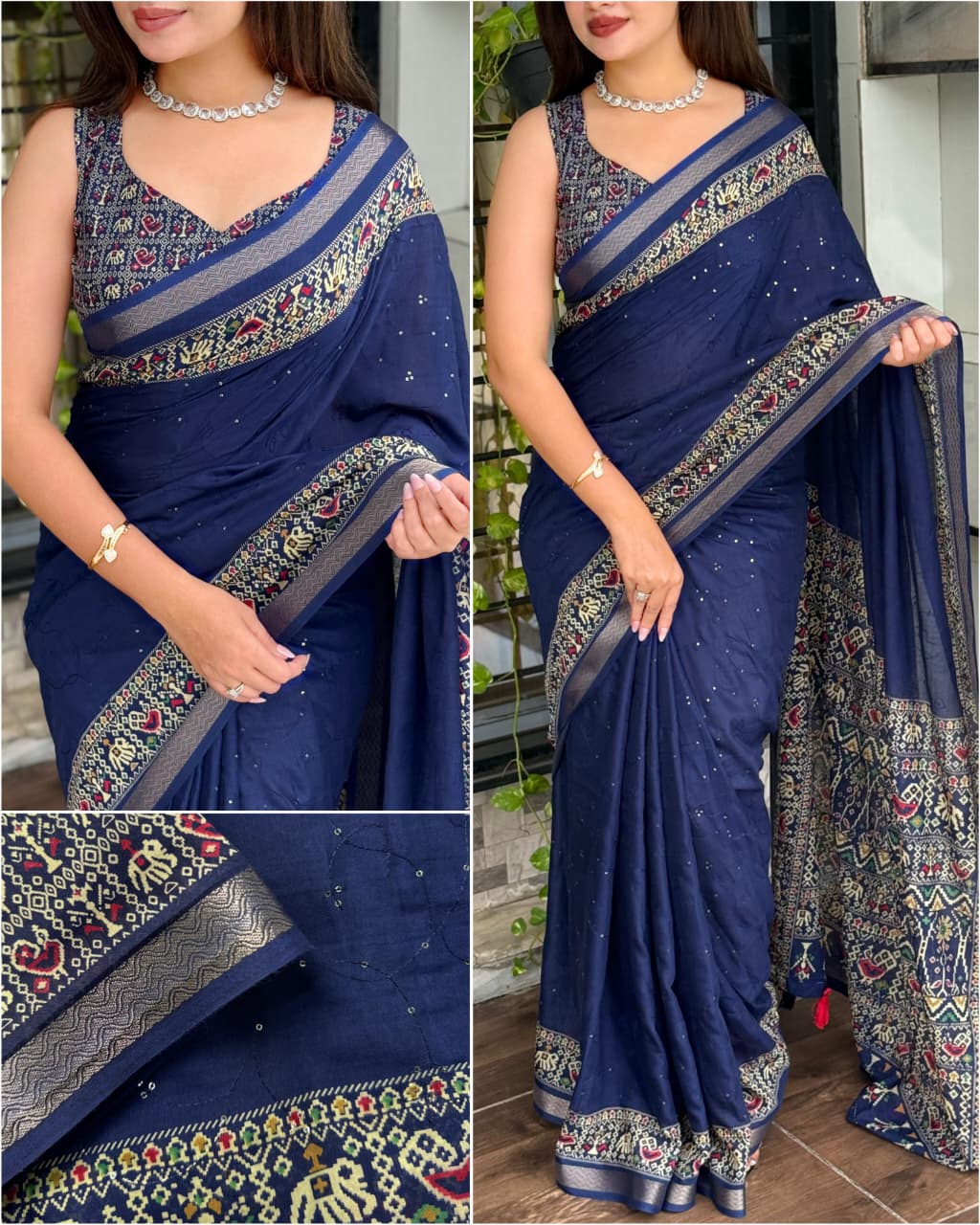 Mull cotton saree AT 1038
