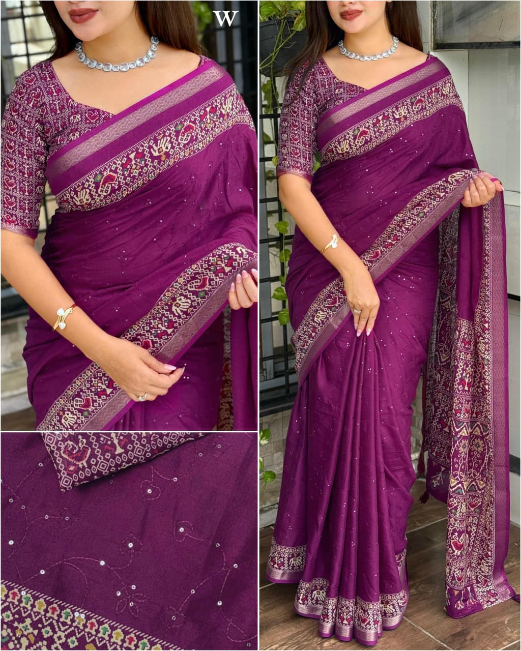 Mull cotton saree AT 1038