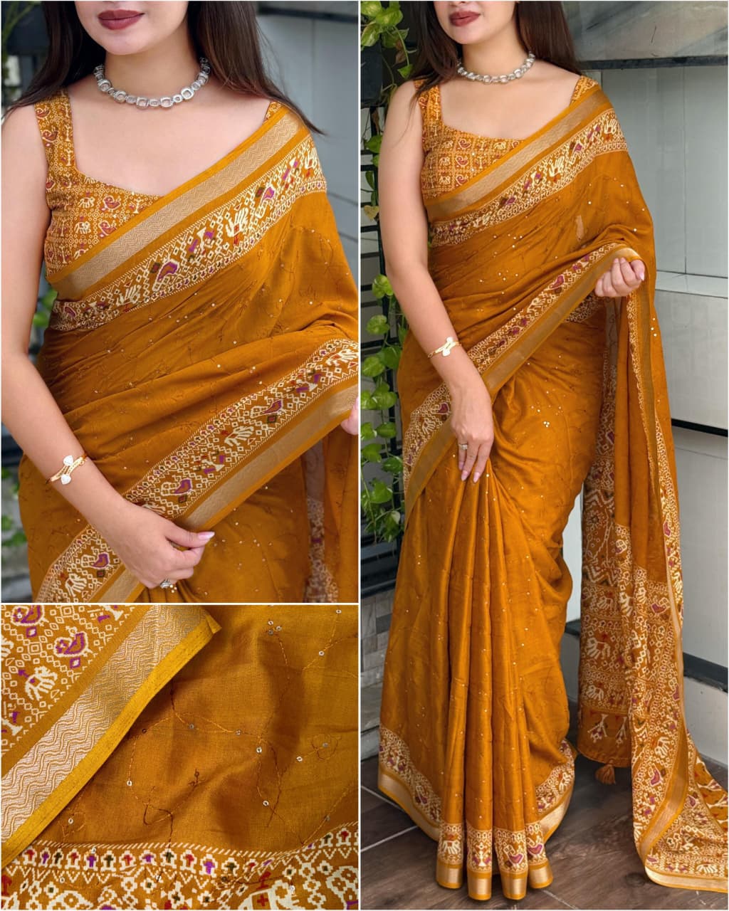Mull cotton saree AT 1038