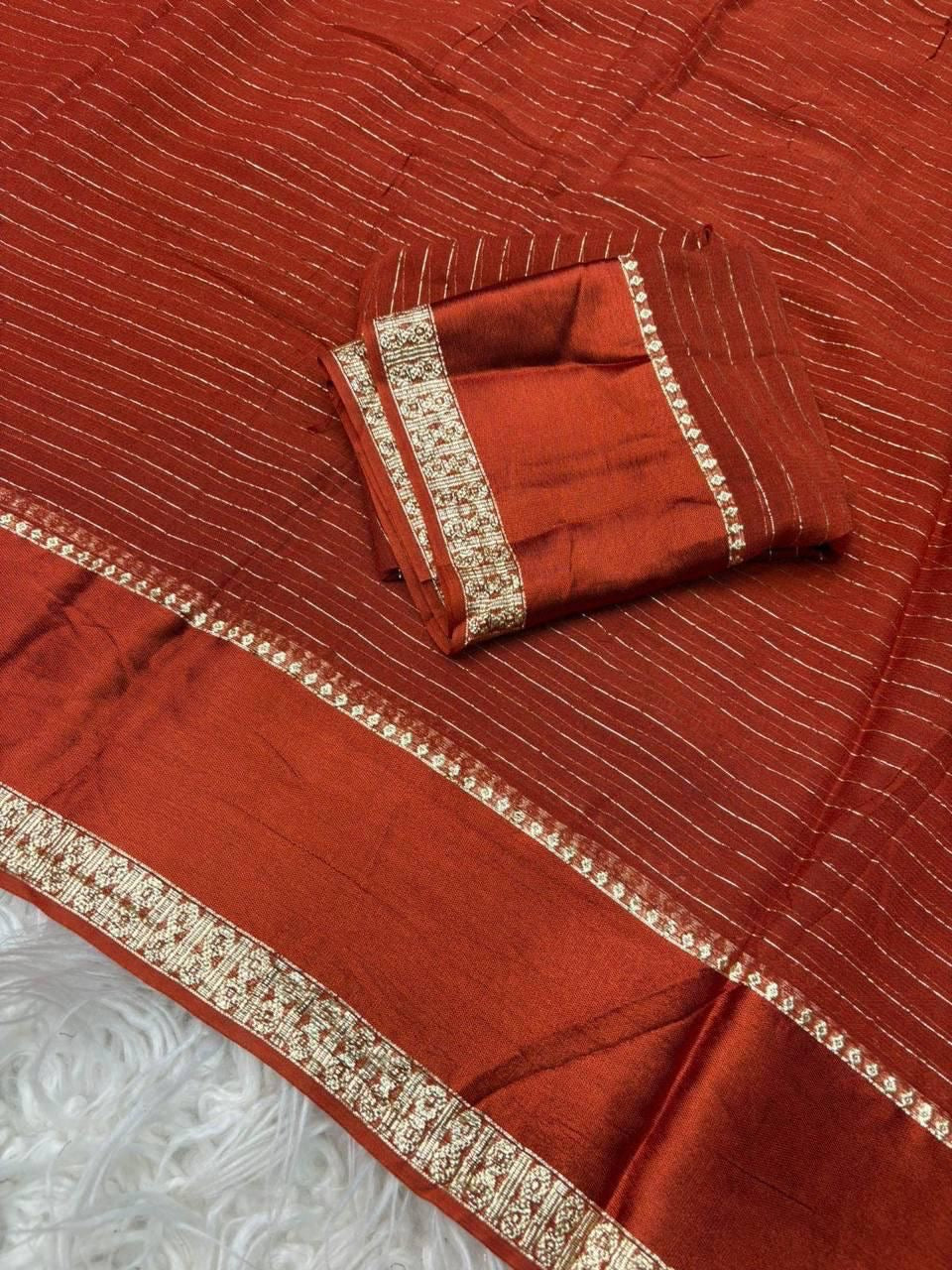 Viscos gorget saree INP 1014