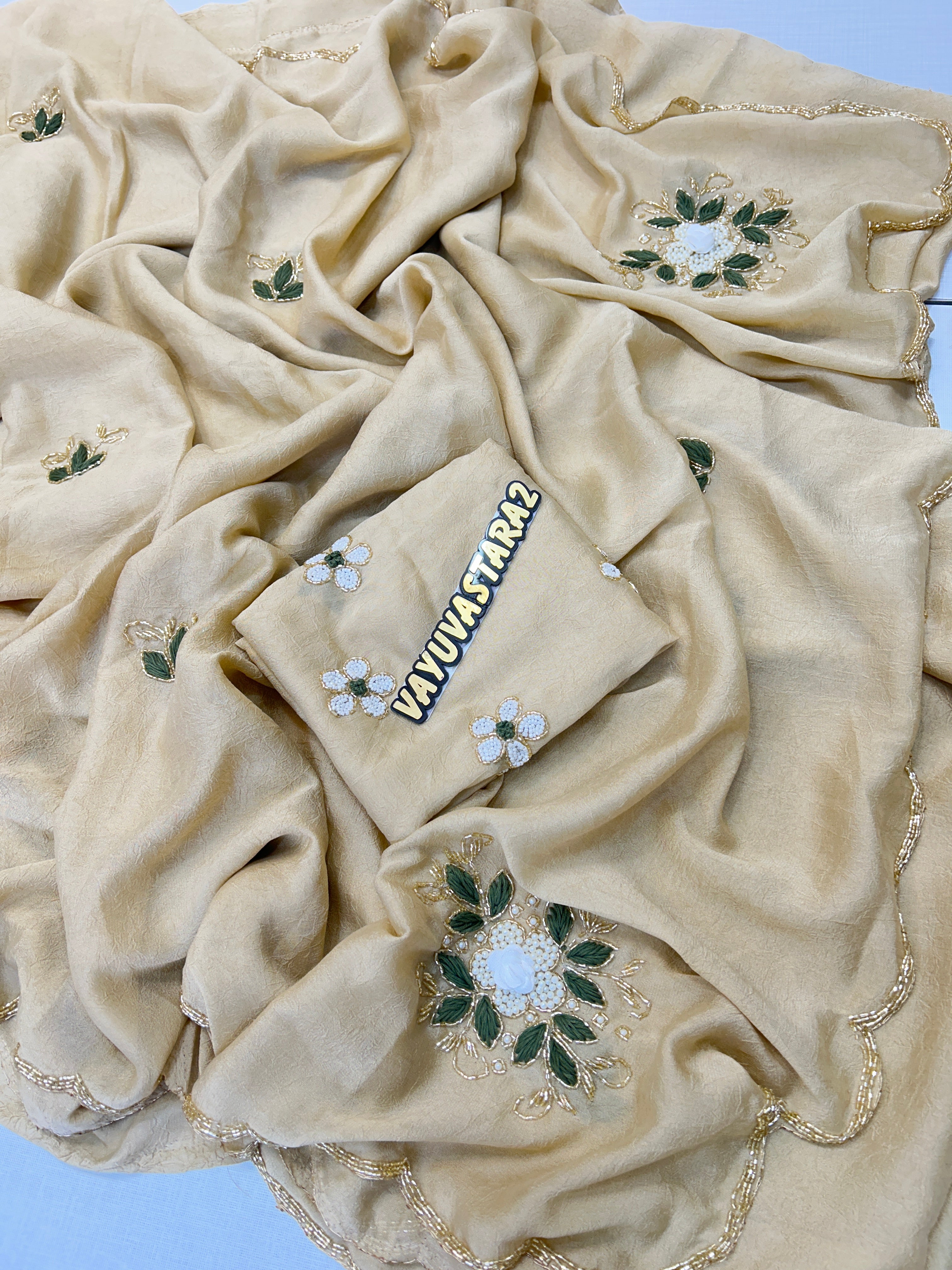 Rangoli slik saree AP 1072