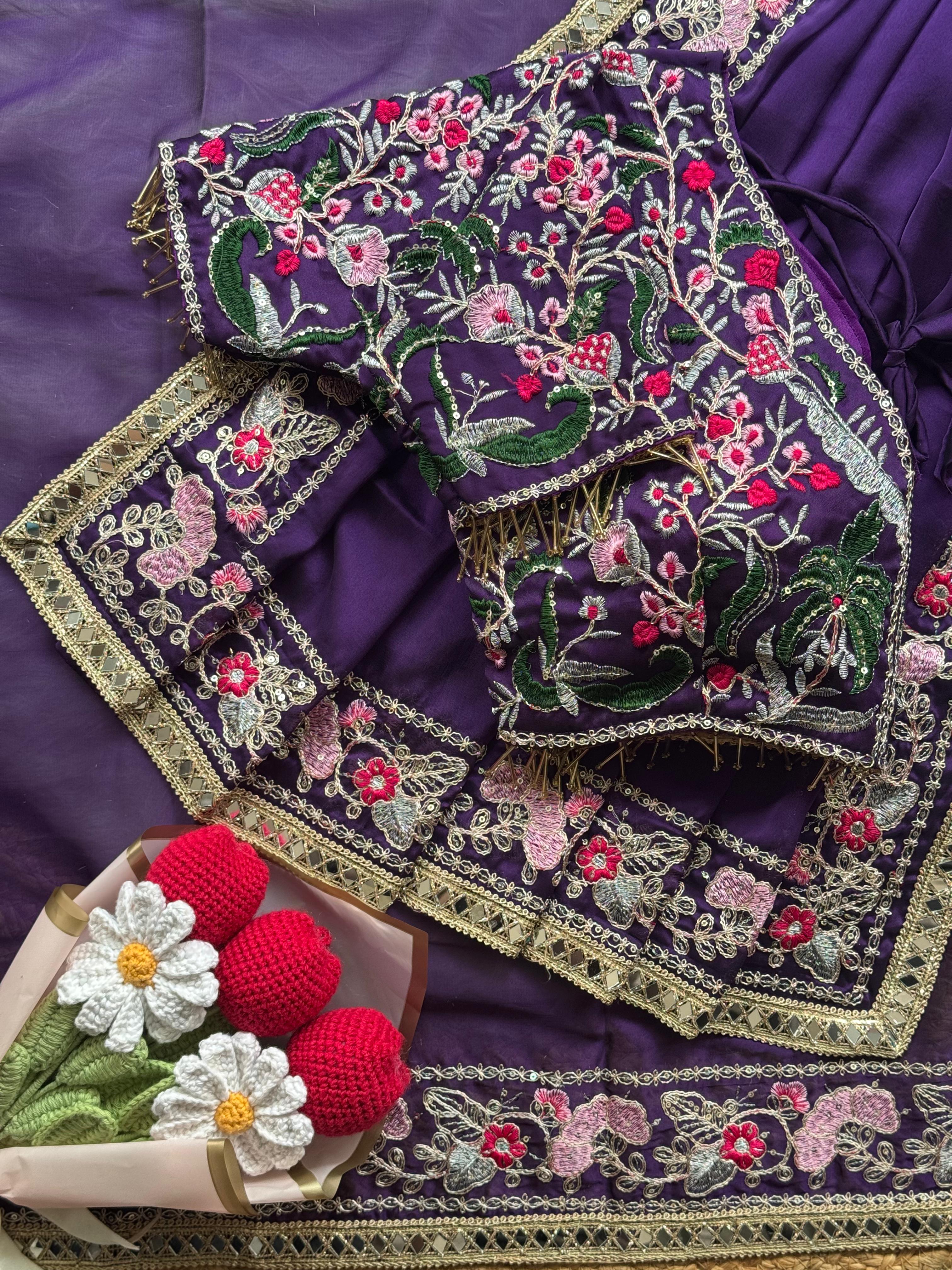 Rangoli slik saree AP 1009