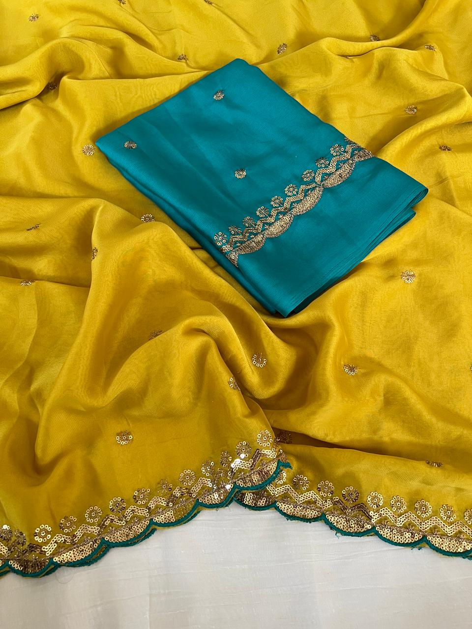 Rangoli slik saree NC 1021