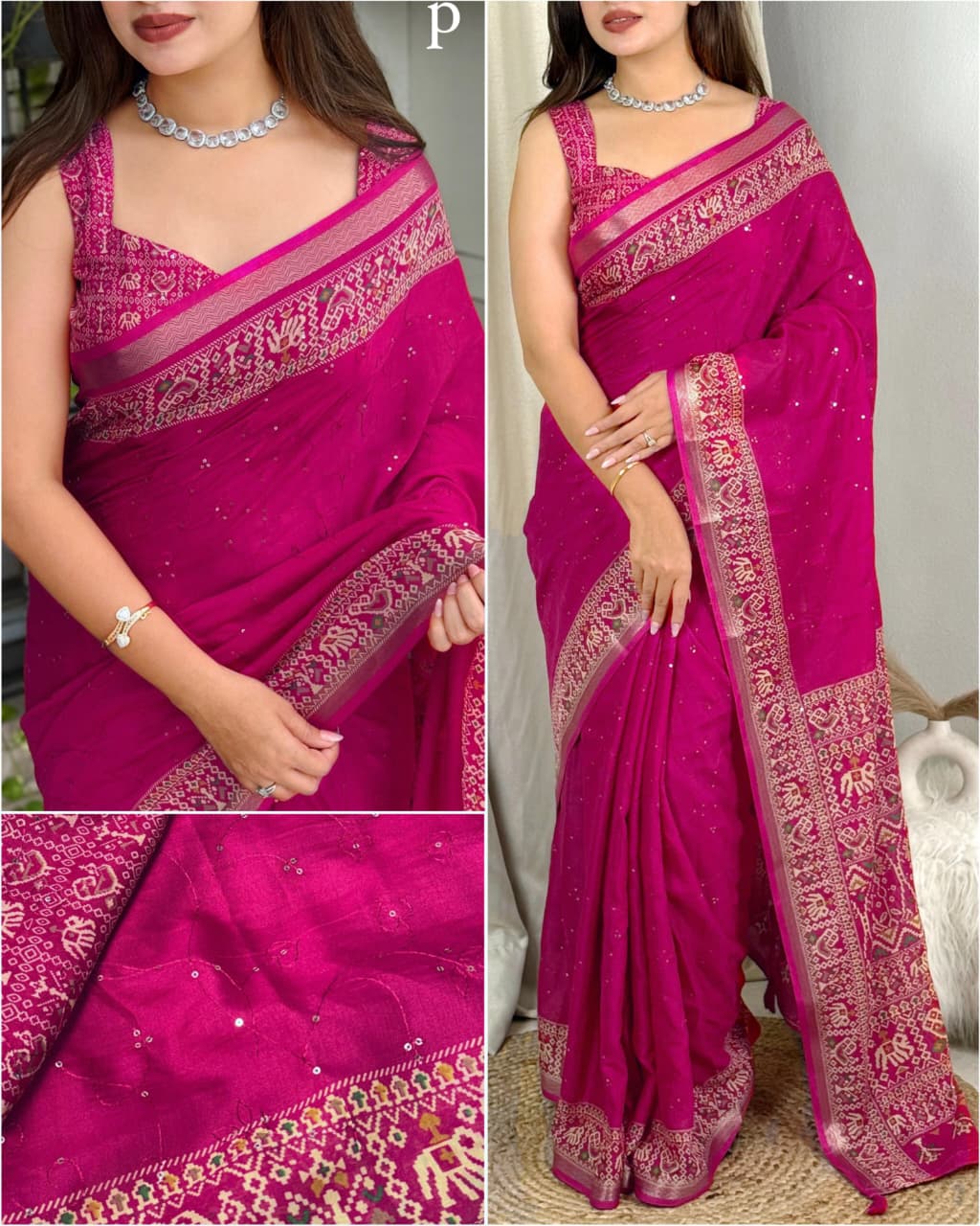 Mull cotton saree AT 1038