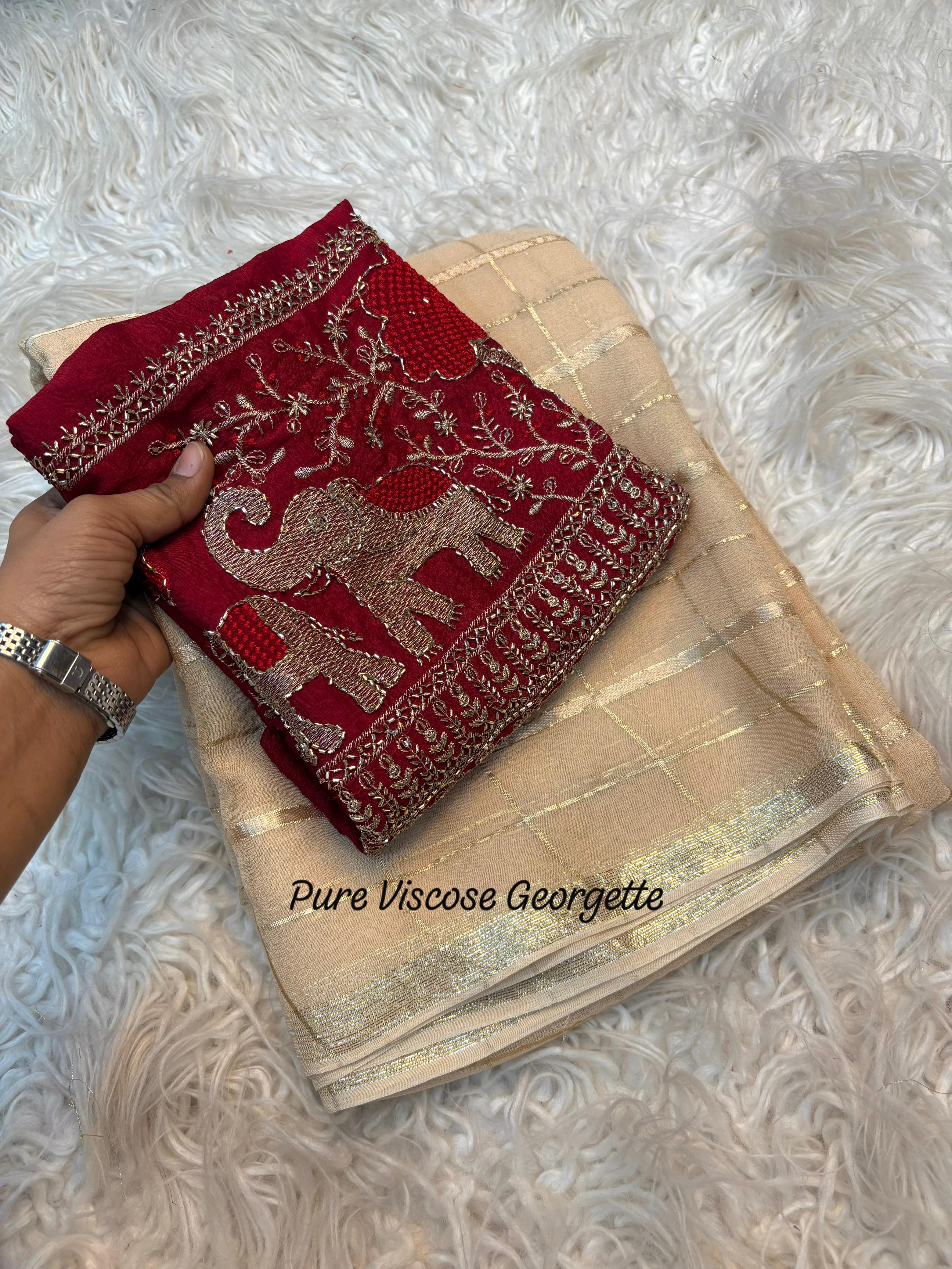 Viscose saree IN 1031