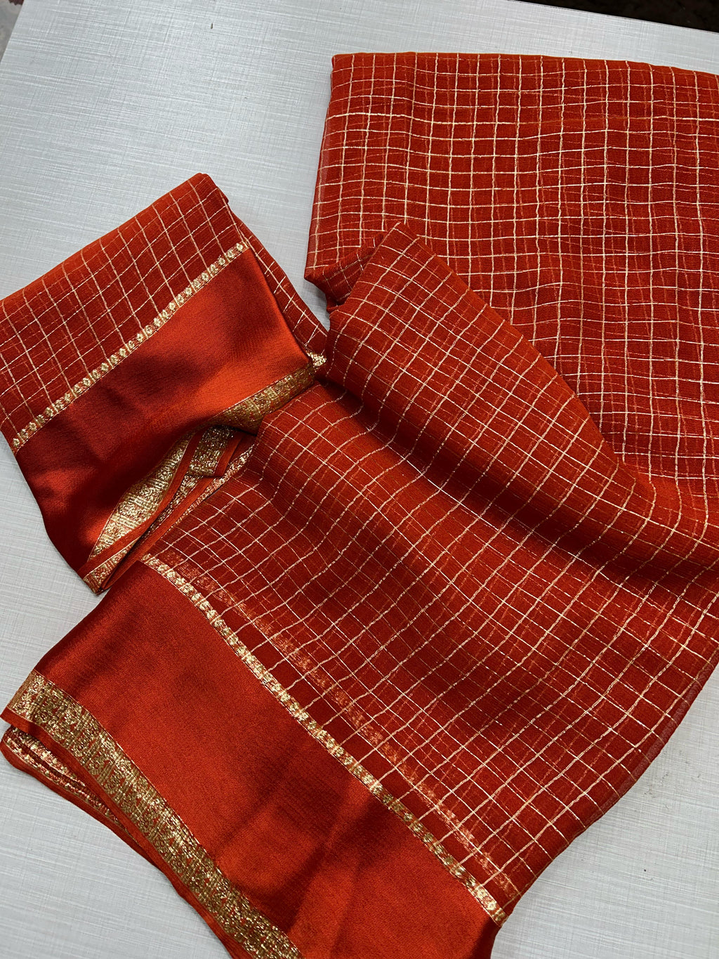 Viscos gorget saree INP 1014