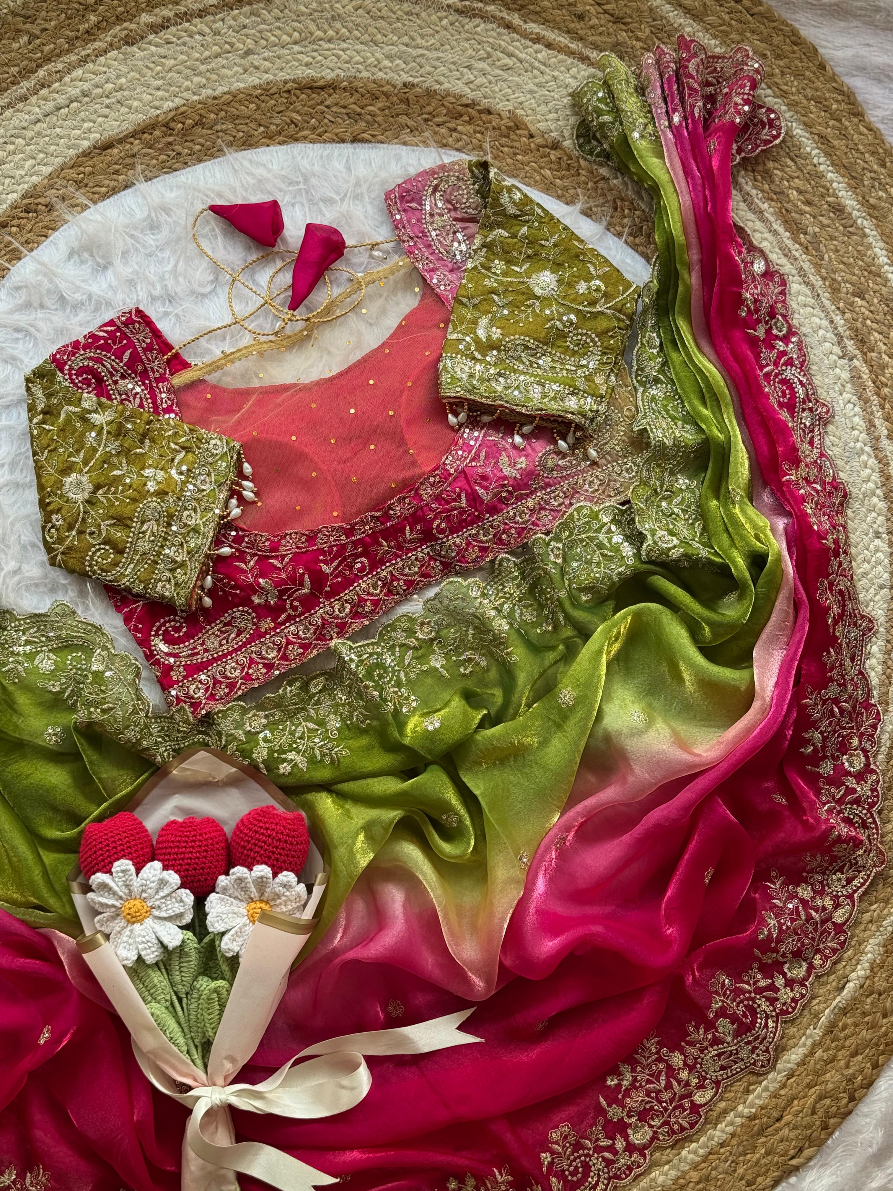 Fandy silk sareee AP 1053