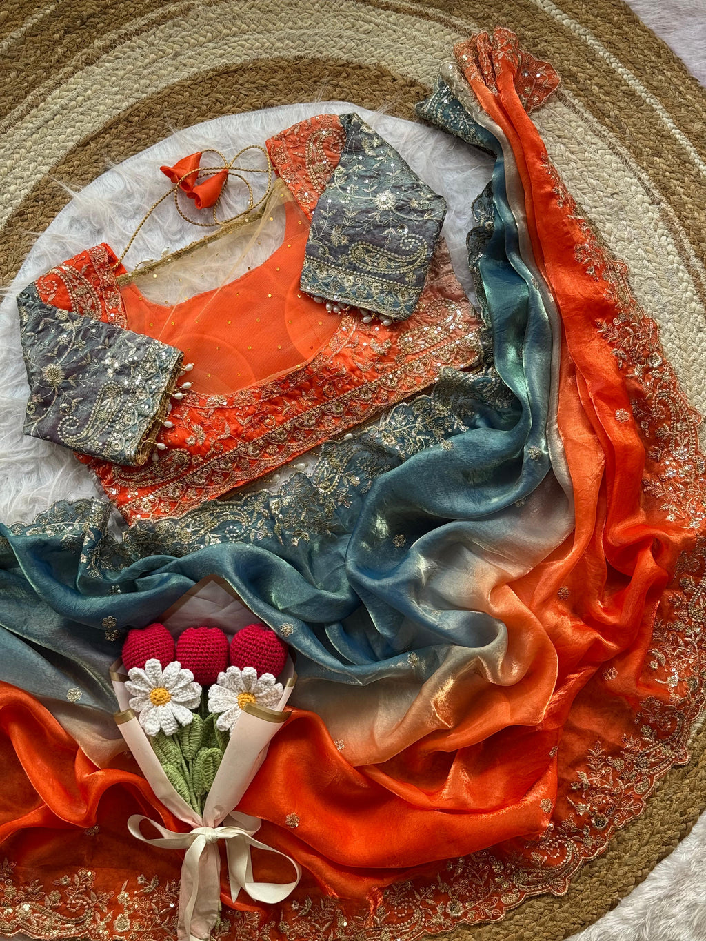 Fandy silk sareee AP 1053