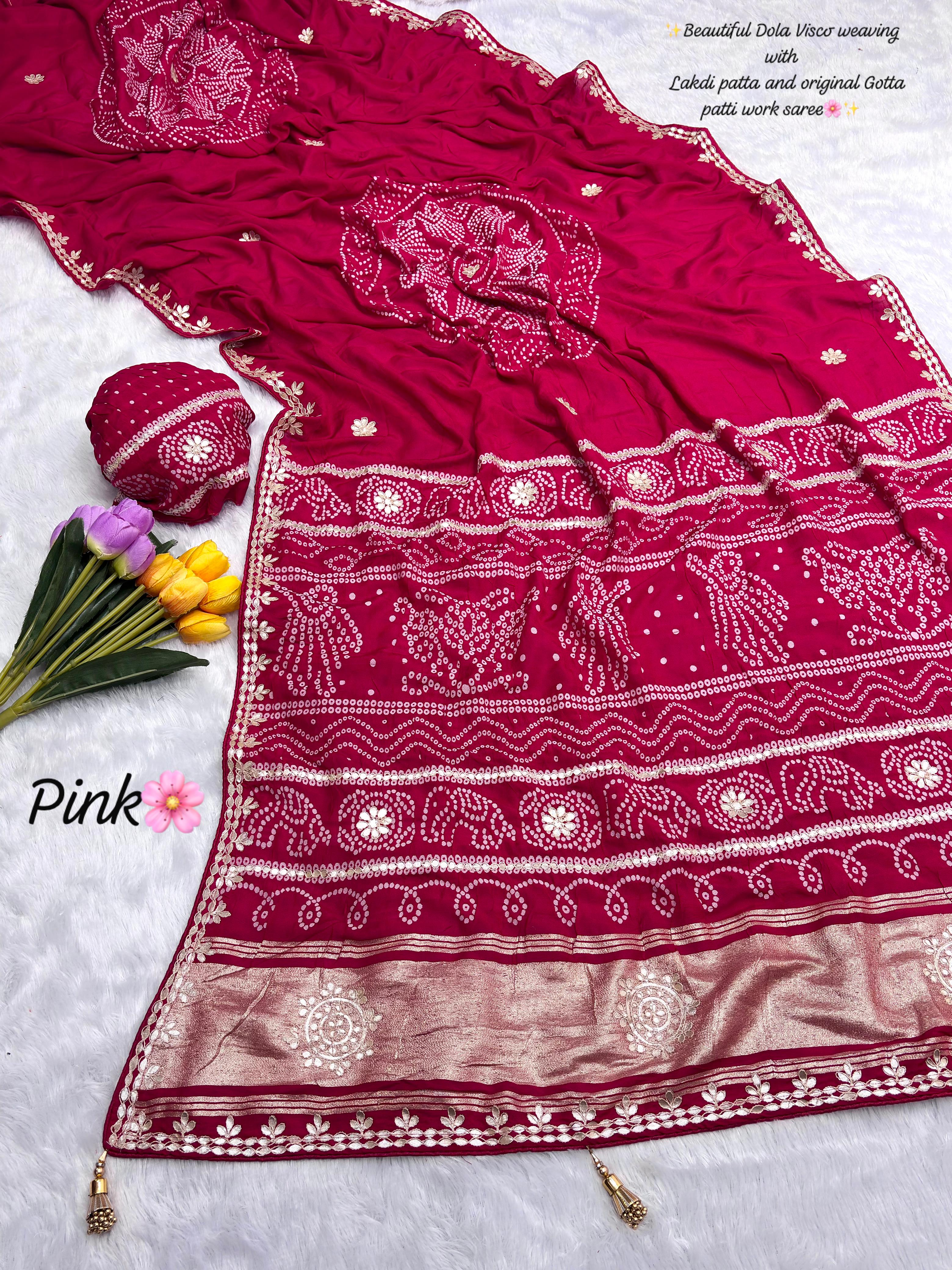 Dolla gota pati saree JK 1045