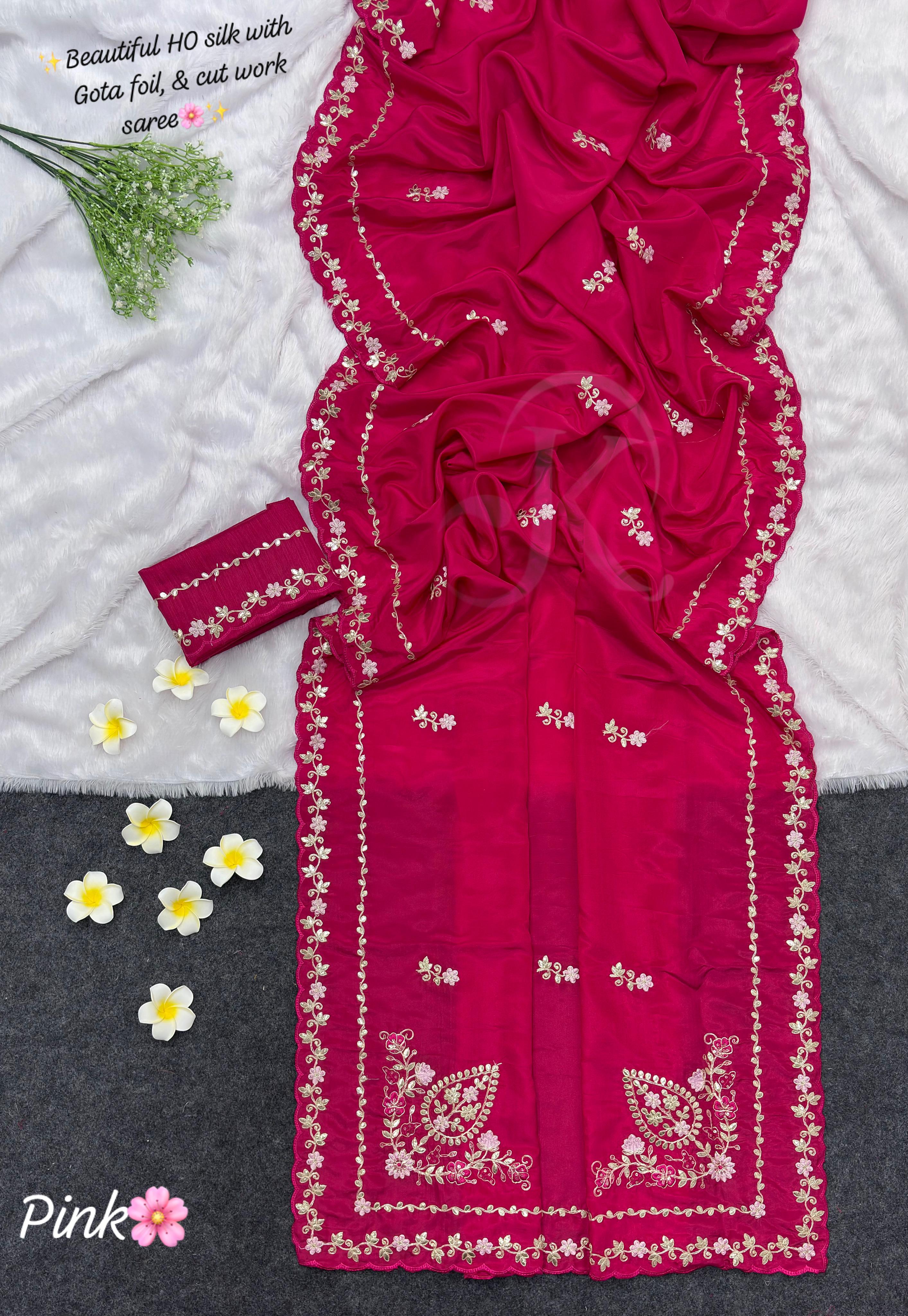 H.o slik saree jk 1049