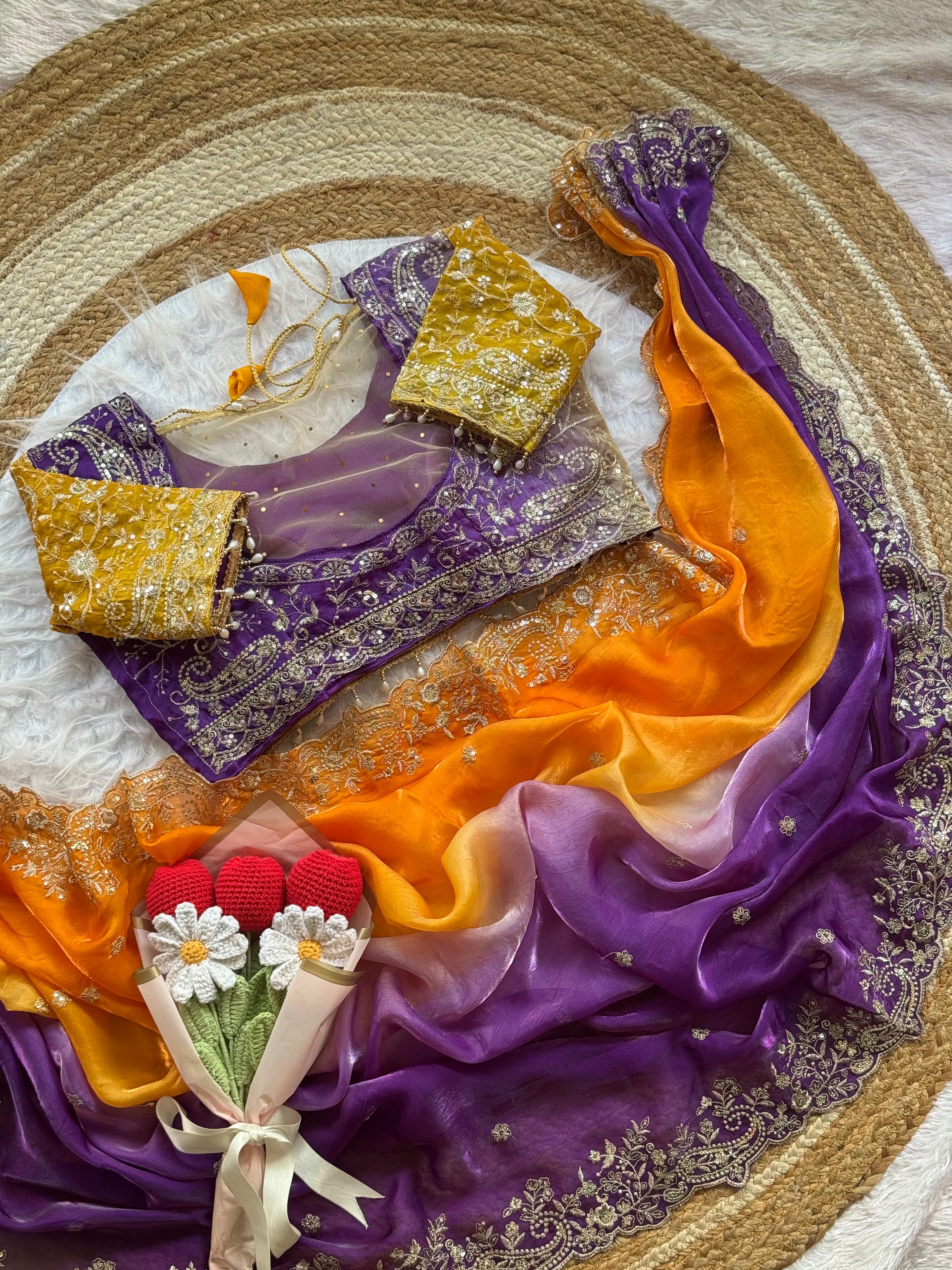 Fandy silk sareee AP 1053