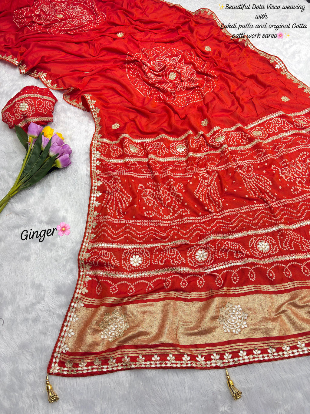 Dolla gota pati saree JK 1045