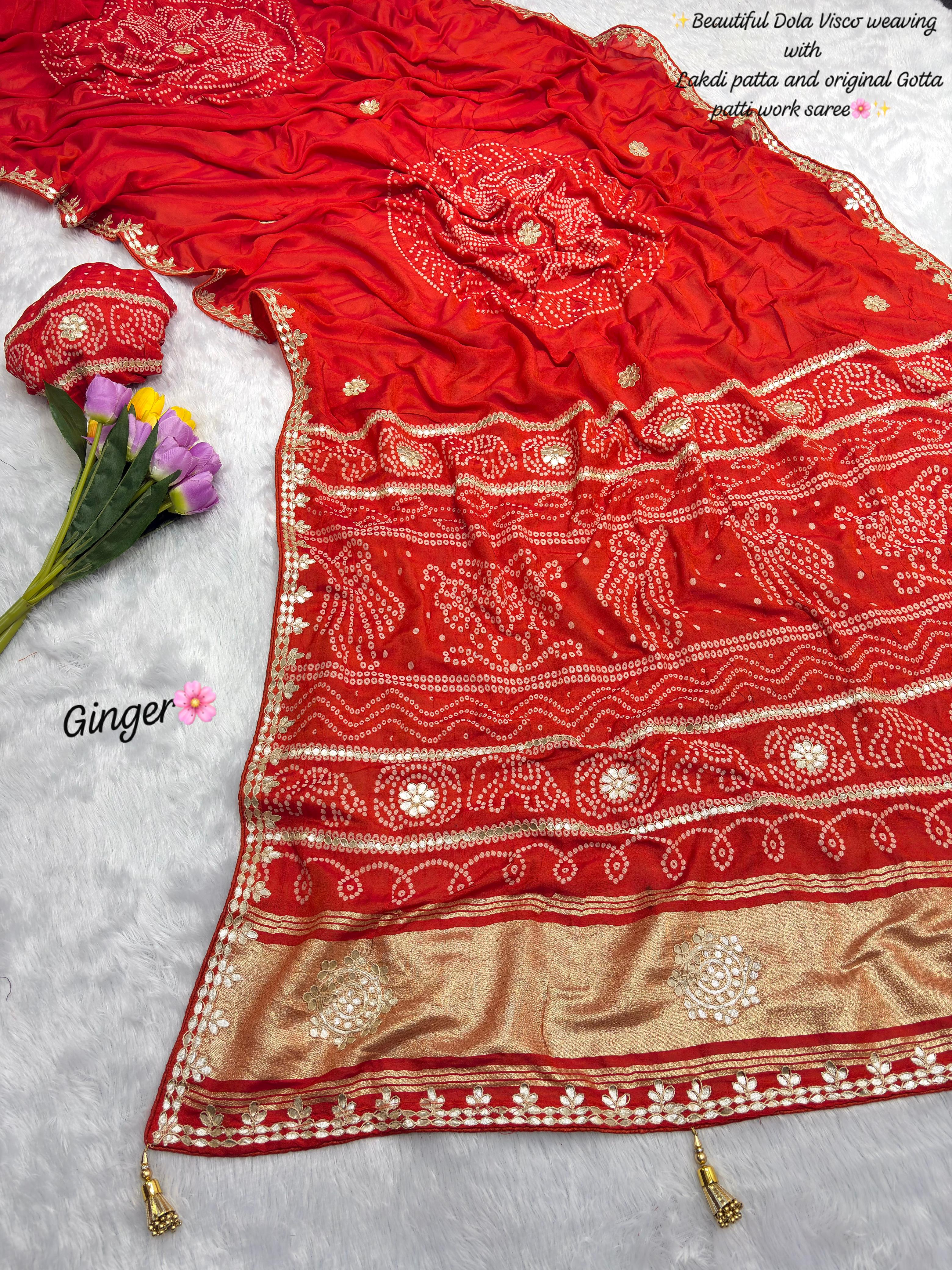 Dolla gota pati saree JK 1045