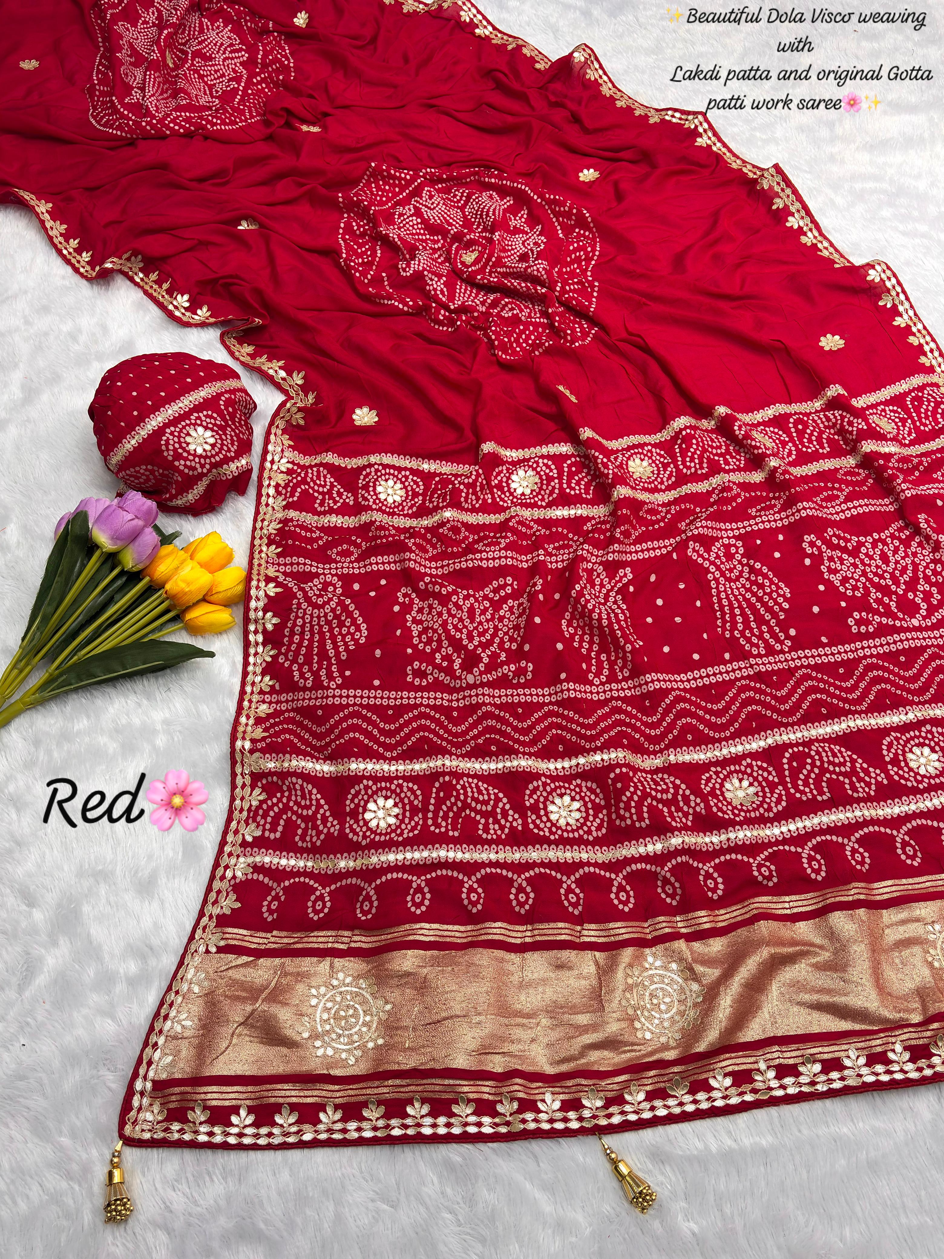 Dolla gota pati saree JK 1045